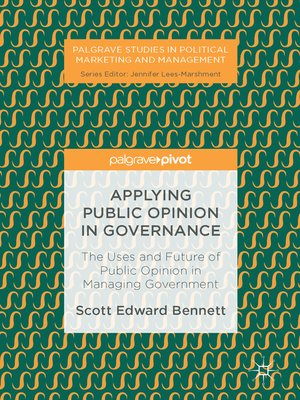 cover image of Applying Public Opinion in Governance